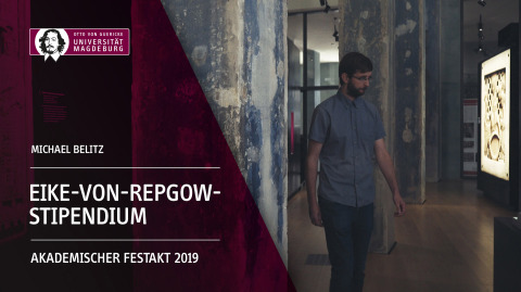 Das Eike-von-Repgow-Stipendium 2019 geht an Michael Belitz.