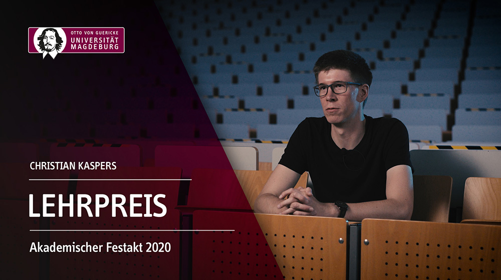 Christian Kaspers gewann den Lehrpreis 2020