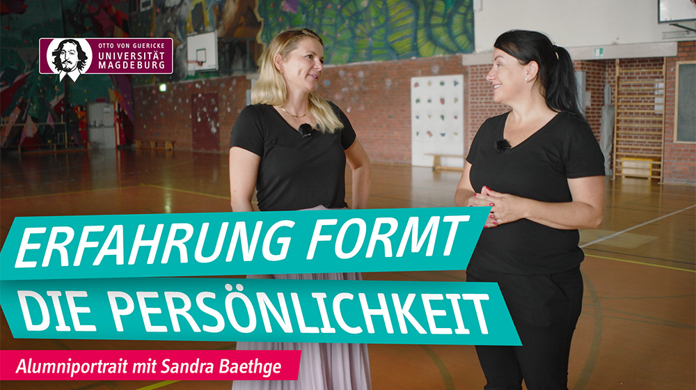 Thumbnail Videoportrait Nance Kaemmerer im Gespräch mit Sandra Baethge in der Sporthalle 3