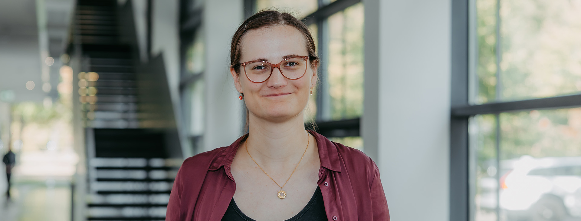 Portrait von Emelie Rieneck (c) Jana Dünnhaupt Uni Magdeburg