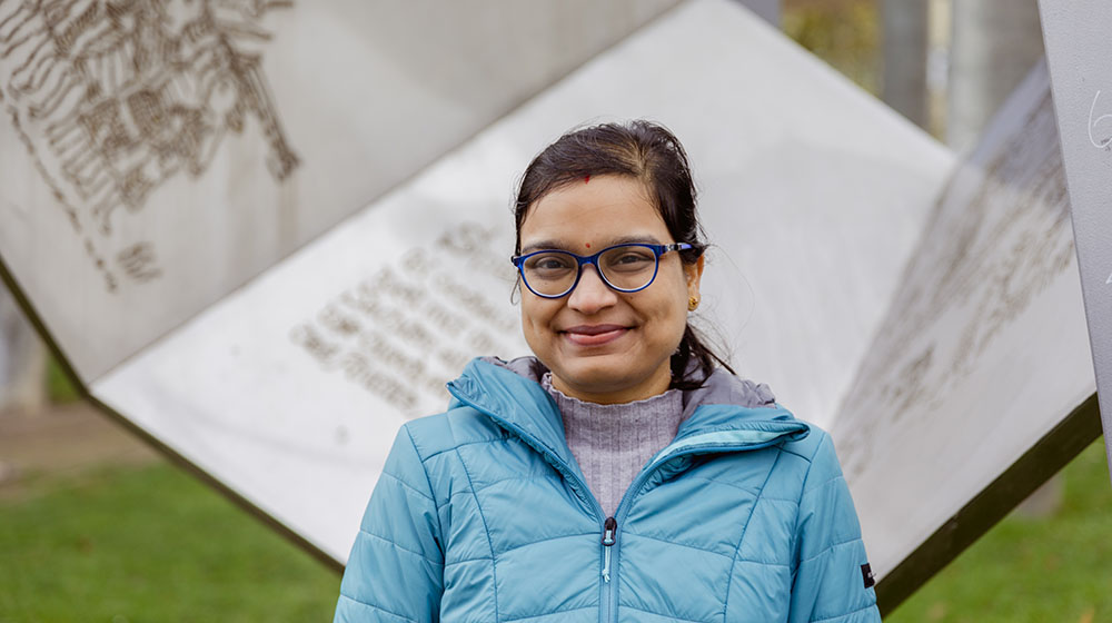 Dr. Stutee Bhoi (Photo: Anna Friese / Uni Magdeburg)