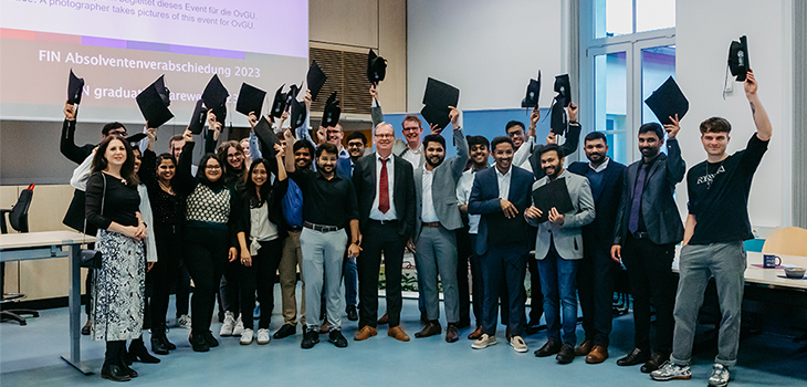 Dezentrale Absolventenverabschiedung der FIN ©Anna Friese Dezentrale Absolventenverabschiedung der FIN ©Anna Friese